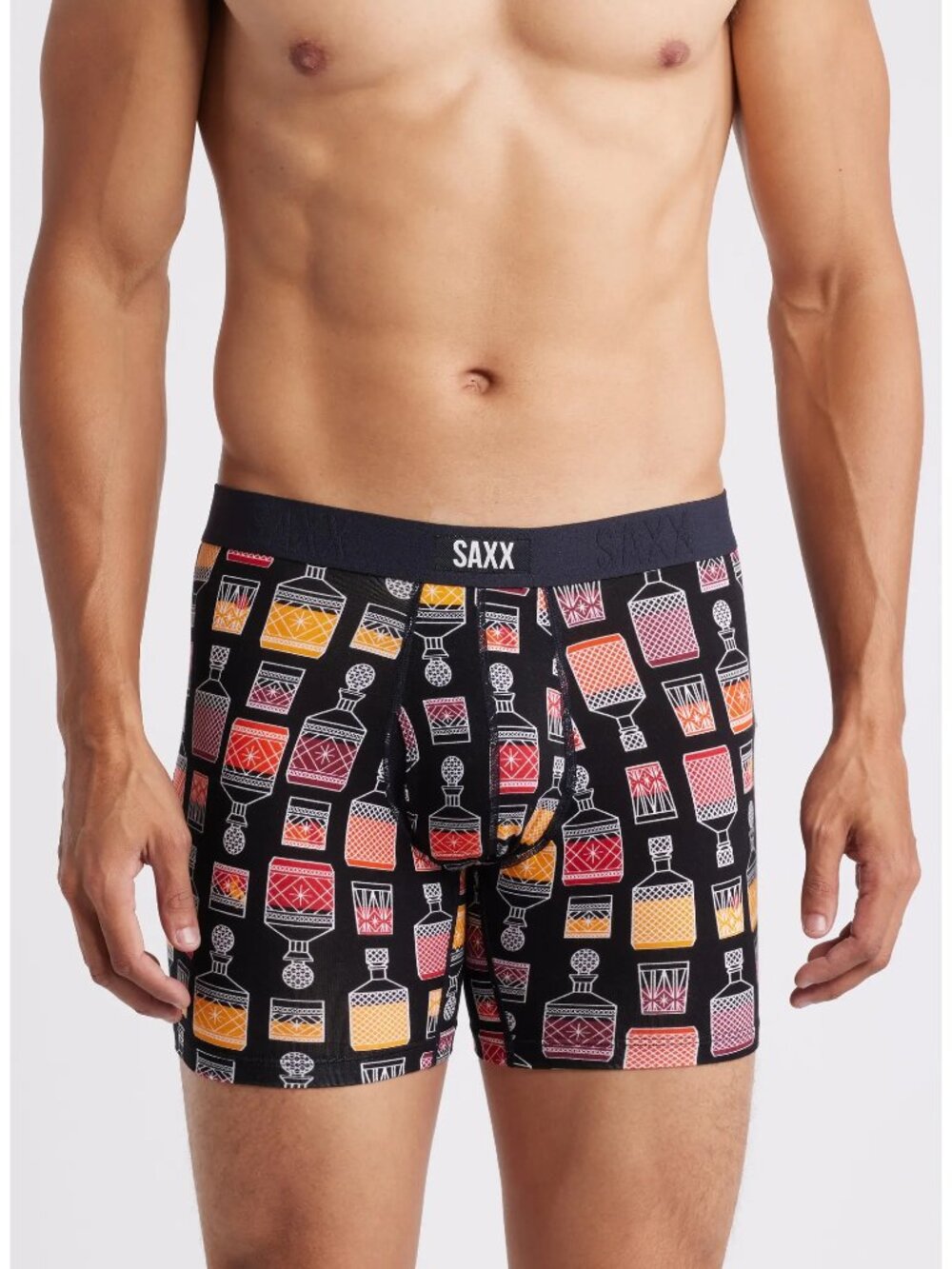 SAXX Vibe Super Soft Boxer Briefs in Top Shelf Black